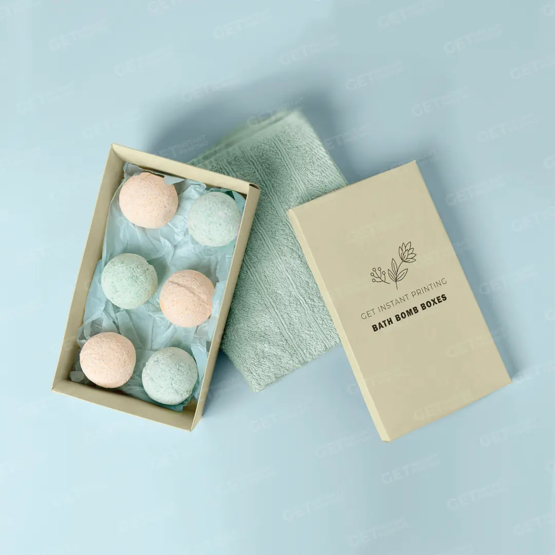 Custom Bath Bomb Boxes